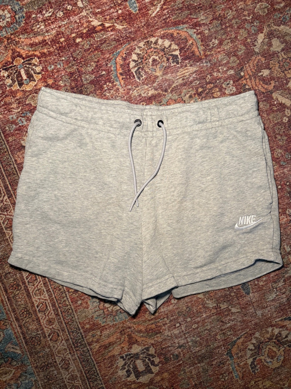 Nike fleece grey sweat shorts Size S